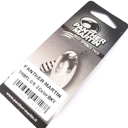 Panther Martin 2 Con Punti Verstukė, Black/Yellow, 2,5g, Inline lapelis, #10552