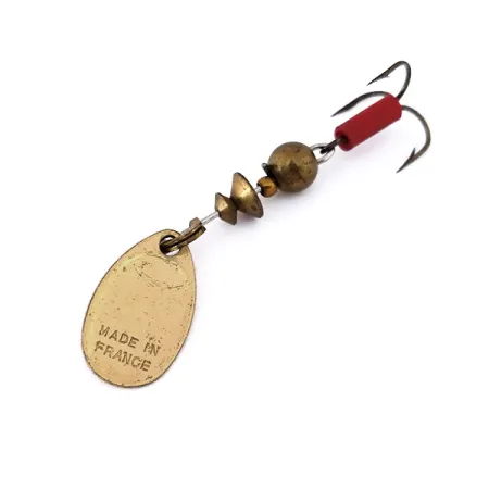 Mepps Aglia 0 Sukrė, Žalvaris, 2,5g, Raudona mova, #10558