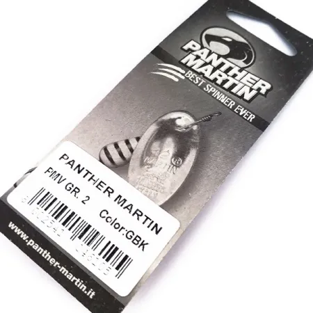 Panther Martin 2 Con Punti Sukriukė, Auksinė/Juoda, 2.5g, In-line, #10561