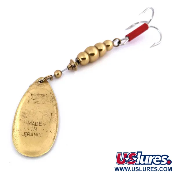 Mepps Aglia 5 Sukriukė, Žalvaris, 14g, raudonas kembrikas, #10601