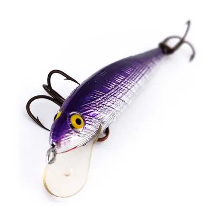Norman Minnow Floater Vobleris, Sidabras/Purpuras, 5g, JAV, #10603