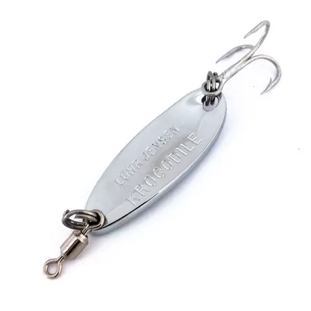 Luhr Jensen Krocodile, 7 g, Nikelis / Mėlyna, blizgė #15647