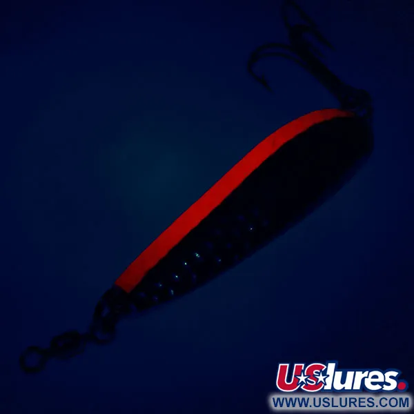 Luhr Jensen Krocodile Die #4 Vartiklė, Nikelis/Oranžinė, 14g, UV, #10625