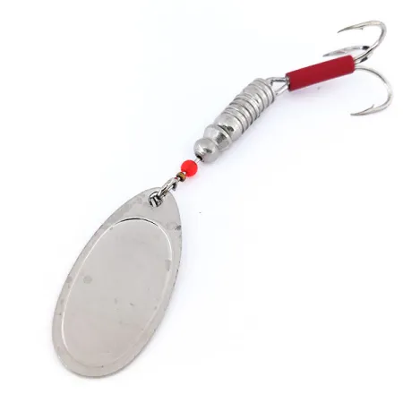 Yakima Bait Steel Head 4 Sukrė, Nikelis, 9g, Raudonas Vamzdelis, #10635