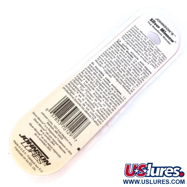 Johnson Silver Minnow Weedless, Firetiger, 7g, žolėms atspari vartiklė #23019