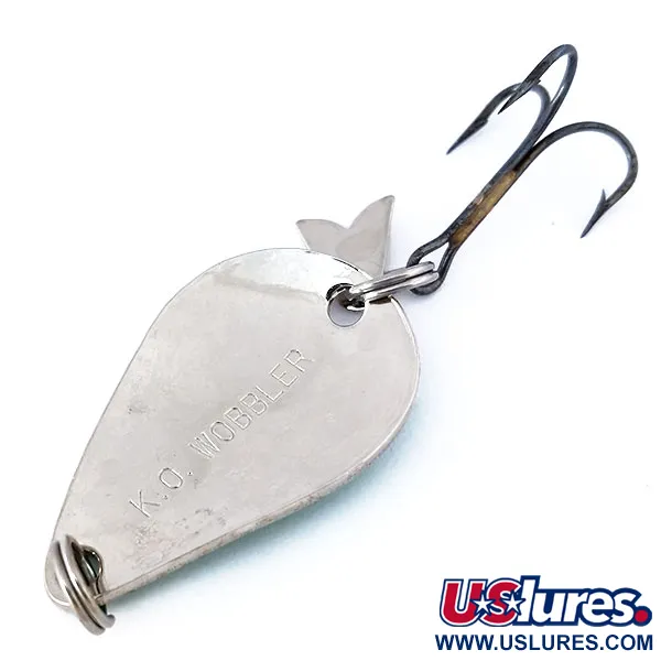 Acme K.O. Wobbler Blizgė, Nikelis / Žalia, 7g, Sonic flipper tail, #10641