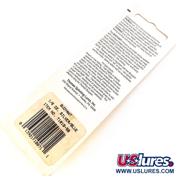 Thomas Buoyant Blisgė, Blue Trout, 5g, Mailiaus forma, #10661