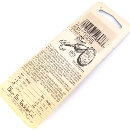 Blue Fox Super Vibrax 2 Foxtail Sukriukė, Sidabrinė, 6g, Puoštas kablys, #10662