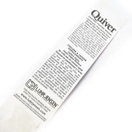 Luhr Jensen Quiver Blizgė, Sidabras, 39g, Asimetriškas Kūnas, #11407