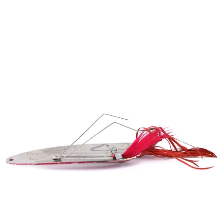 Eppinger Weedless Dardevle Blisgė, Raudona/Balta/Nikelis, 28g, #10692