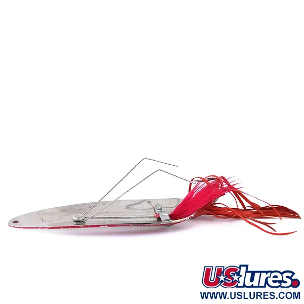 Eppinger Weedless Dardevle Blisgė, Raudona/Balta/Nikelis, 28g, #10692