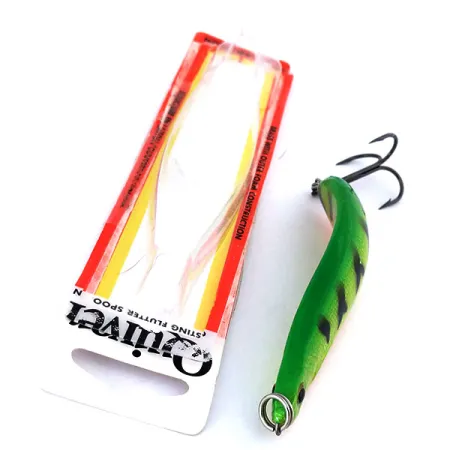 Luhr Jensen Quiver Vartiklė, Fire Tiger, 39g, Šviečianti, #10694