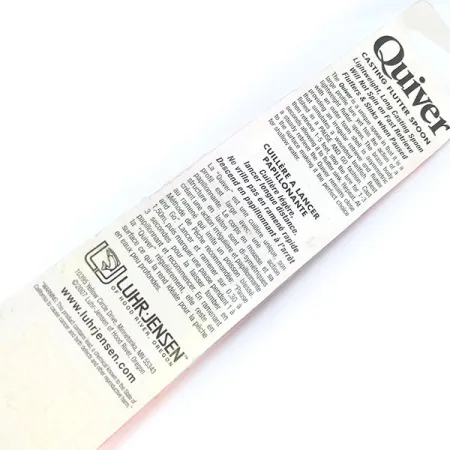 Luhr Jensen Quiver Vartiklė, Fire Tiger, 39g, Šviečianti, #10694