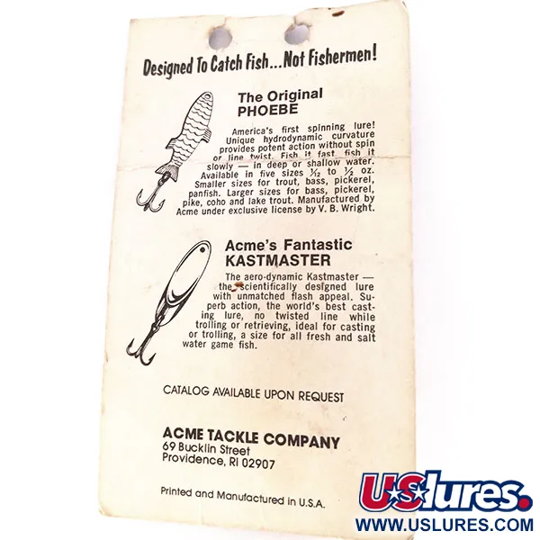 Acme K.O. Wobbler Blizgė, Oranžinė, 7g, Sonic Flipper, #10710