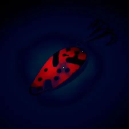 Acme Little Cleo Blizgė, Raudona / Juoda / Nikelis, 3,5g, UV, #10721