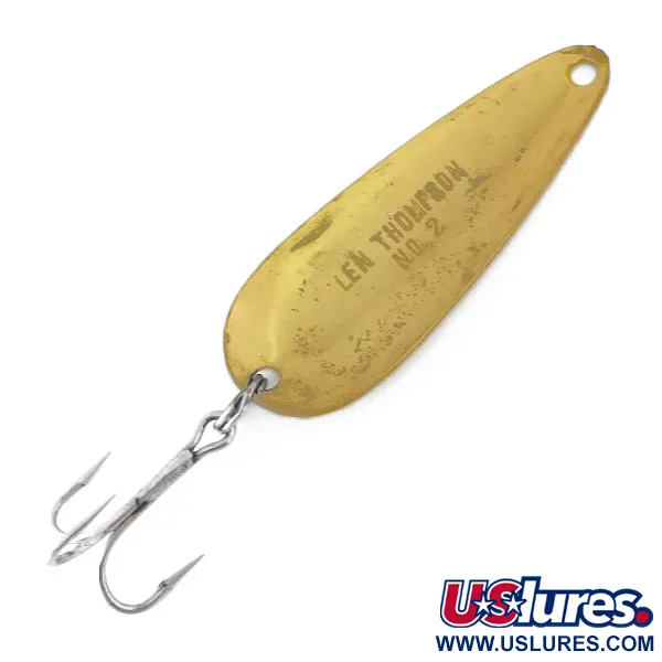 Len Thompson #2 Blizgė, Five of Diamonds, 28g, Žalvaris, #10774