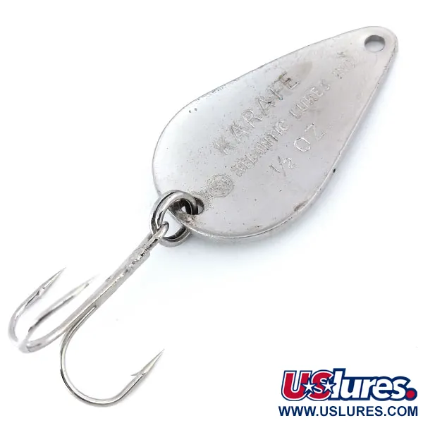 Atlantic Lures Karate Spoon Blizgė, Sidabrinė, 14g, JAV, #10785