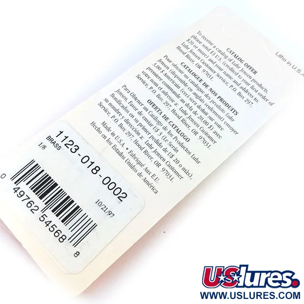 Luhr Jensen Lil' Kroc (Krocodile Stubby), 4,5g auksinė blizgė #22095