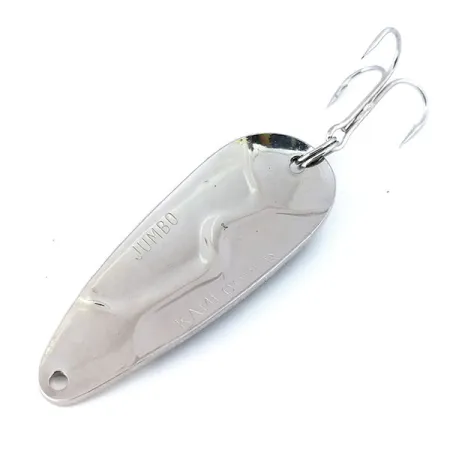 Acme Kamlooper Jumbo Blizgė, Juoda/Balta/Nikelis, 18g, Tolimas Metimas, #10807