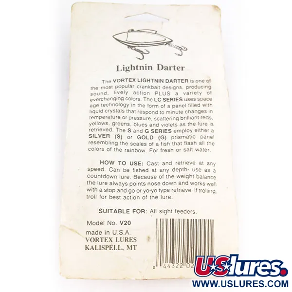 Vortex Lures Lightnin Darter Glow, Šviečiantis, 14g, Barškutis, #10840