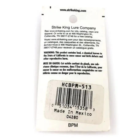 Strike King Bitsy Minnow Vobleris, Fire Tiger, 3,5g, Barškantis, #10842