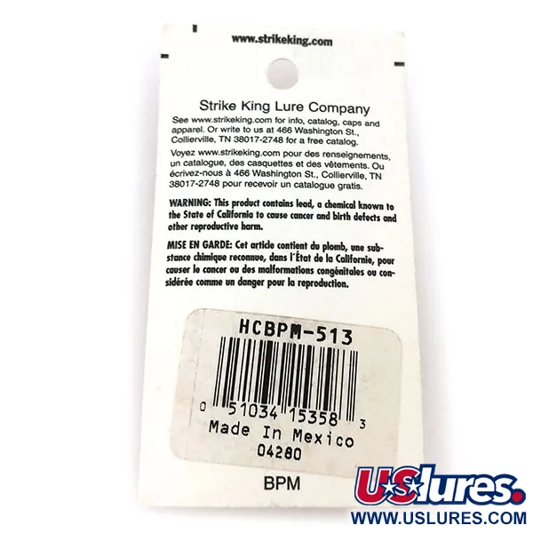 Strike King Bitsy Minnow Vobleris, Fire Tiger, 3,5g, Barškantis, #10842