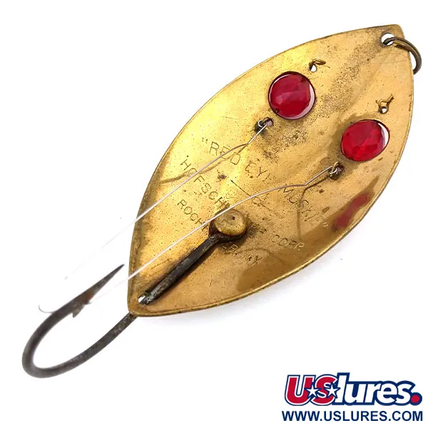 Hofschneider Weedless Red Eye Muskie Blizgė, Bronza, 65g, Nežolianti, #10850