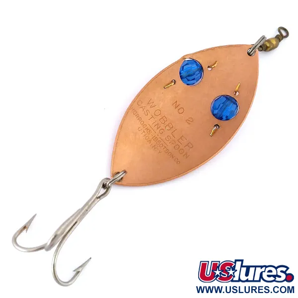 Horrocks-Ibbotson Wobbler Blizgė, Varis/Mėlyna, 21g, Karoliukai, #10858