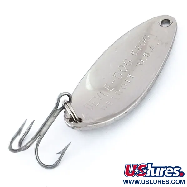 Dardevle Devle Dog 5200 Blizgė, Nikelis, 7g, Vintage, #10877