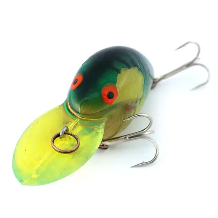 Bomber Fat A Crankbait, Žalias Geltonas, 18g, Suspenduotas, #10903