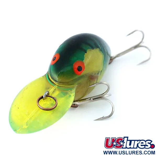 Bomber Fat A Crankbait, Žalias Geltonas, 18g, Suspenduotas, #10903