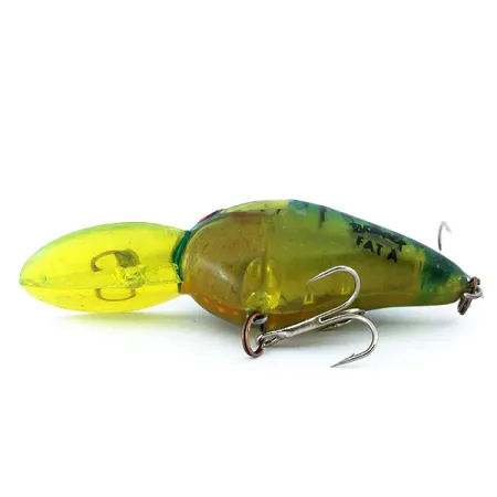 Bomber Fat A Crankbait, Žalias Geltonas, 18g, Suspenduotas, #10903