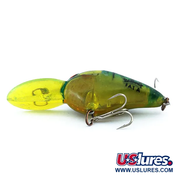 Bomber Fat A Crankbait, Žalias Geltonas, 18g, Suspenduotas, #10903