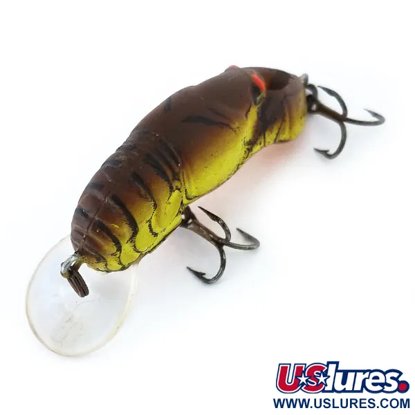 Rebel Wee-Crawfish Shallow UV Vobleris, Rudas/Geltonas, 2.5g, UV, #10904