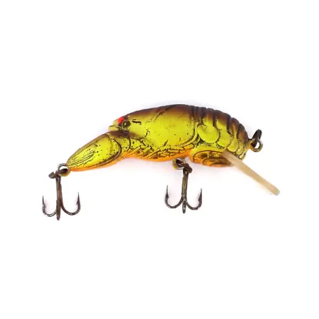 Rebel Wee-Crawfish Shallow UV Vobleris, Rudas/Geltonas, 2.5g, UV, #10904