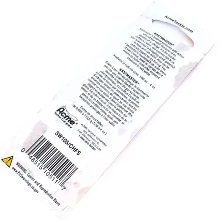 Acme Kastmaster UV Blizgė, Nikelis/Oranžinė, 3,5g, UV danga, #10908