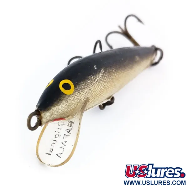 Rapala Original Floater F6 Vobleris, S (Sidabrinis), 3g, Balsa, #10923