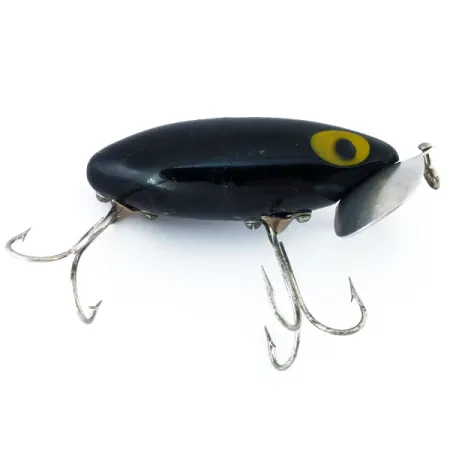 Fred Arbogast Jitterbug Paviršinis Masalas, Black, 14g, Metalas, #10941
