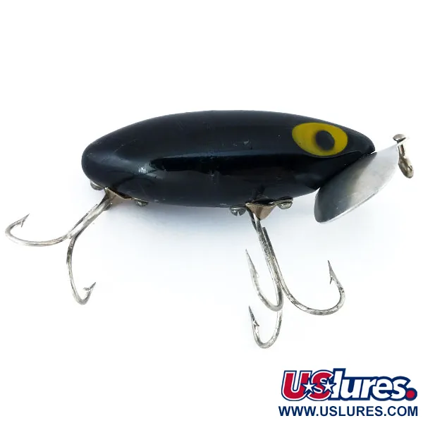 Fred Arbogast Jitterbug Paviršinis Masalas, Black, 14g, Metalas, #10941
