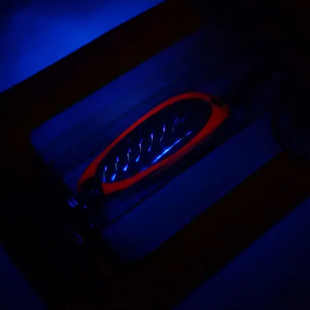 Luhr Jensen Krocodile UV Vartiklė, Fire / Sidabras, 7g, UV danga, #10977