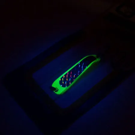 Luhr Jensen Hus-lure UV Vartiklė, Chartreuse/Sidabrinė, 4g, UV, #12040