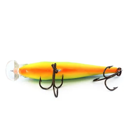 Rapala Shallow Shad Rap 08 Vobleris, Fire Tiger, 9g, Balsa, #10998