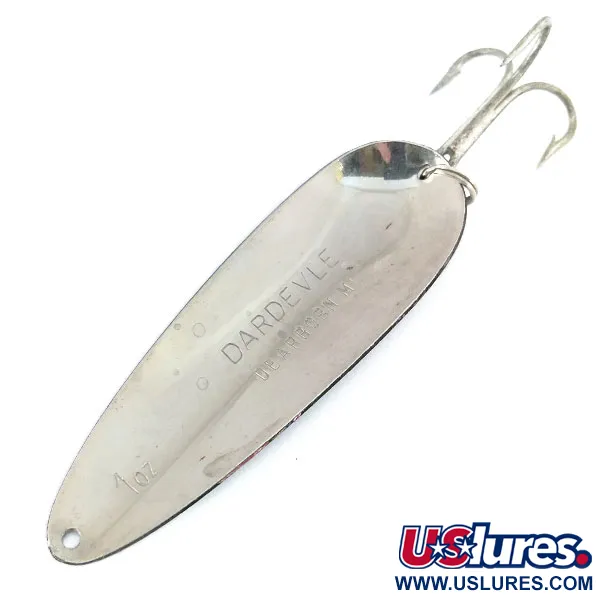 Eppinger Dardevle Blizgė, Balta / Juoda / Nikelis, 28g, #11016