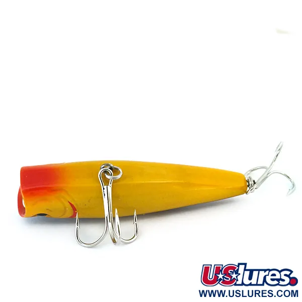 Bass Pro Shops XTS Popper, Geltonas, 10,5g, Vidinis barškutis, #11038