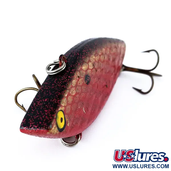 Strike King Diamond Shad Lipless Crankbait, Tamsiai raudona, 14g, Vintage, #11089