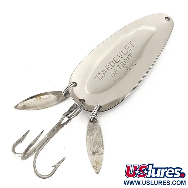 Dardevle Dardevlet Klicker Blizgė, Nikelis/Mėlyna, 21g, #11146