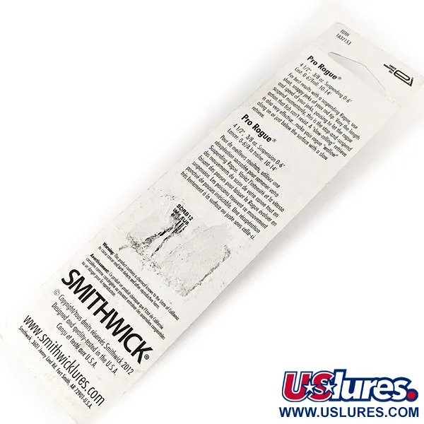 Smithwick Suspending Rattlin’ Rogue Vobleris, Balta, 11g, Pauzė, #11154
