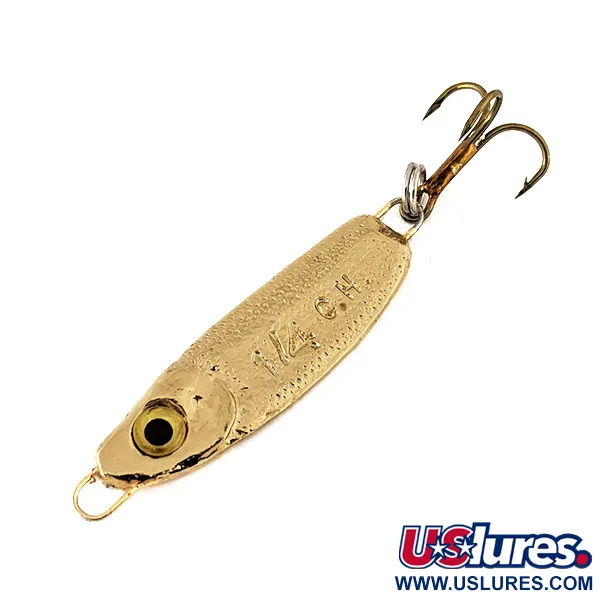 Luhr Jensen Crippled Herring Jig, Auksas, 7g, Kalytas paviršius, #11174