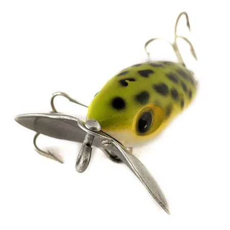 Fred Arbogast Jitterbug Paviršinis Masalas, Frog, 7g, Metalas, #11180