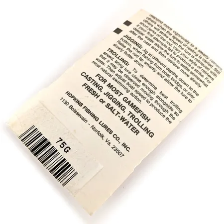 Hopkins Shorty 75 Blizgė, Auksinė, 21g, Kalto Plieno Korpusas, #11237